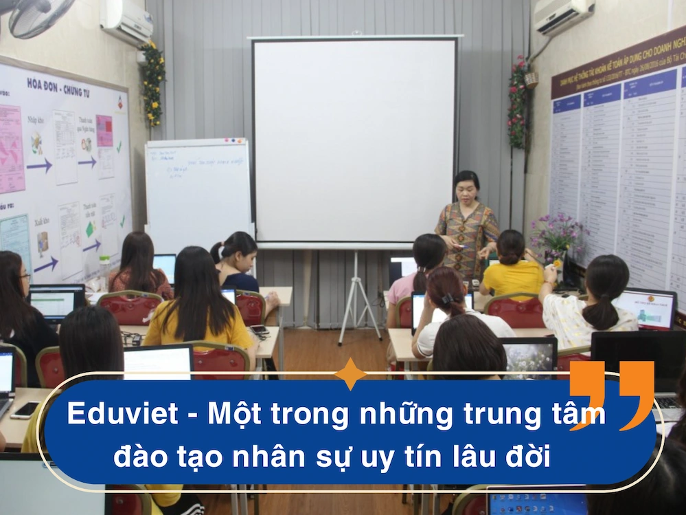 Eduviet - Một trong những trung tâm đào tạo nhân sự uy tín lâu đời